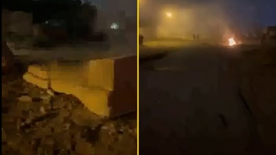 فيديو من موقع انفجار مخزن الحشد الشعبي.. استنفار شرق القناة