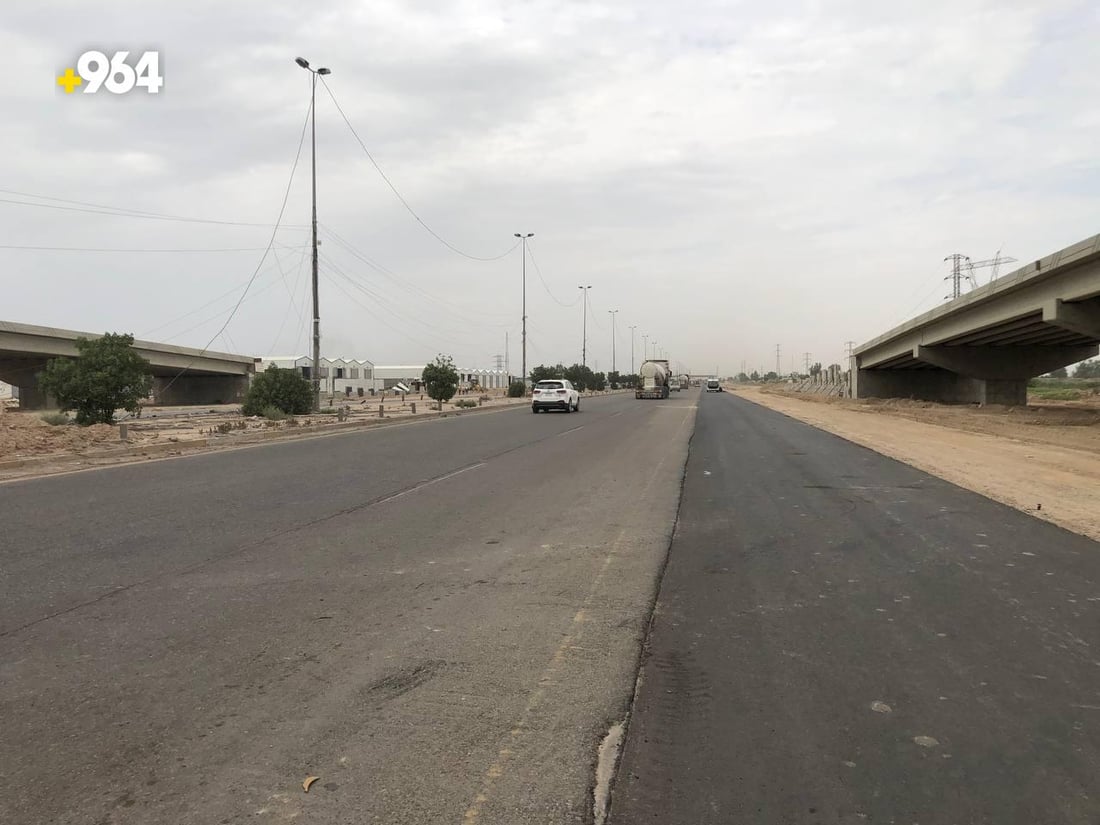 صور من مدخل بغداد: طريق “السكران” آمن ولائق وسريع.. أعمال صب الجسور انتهت