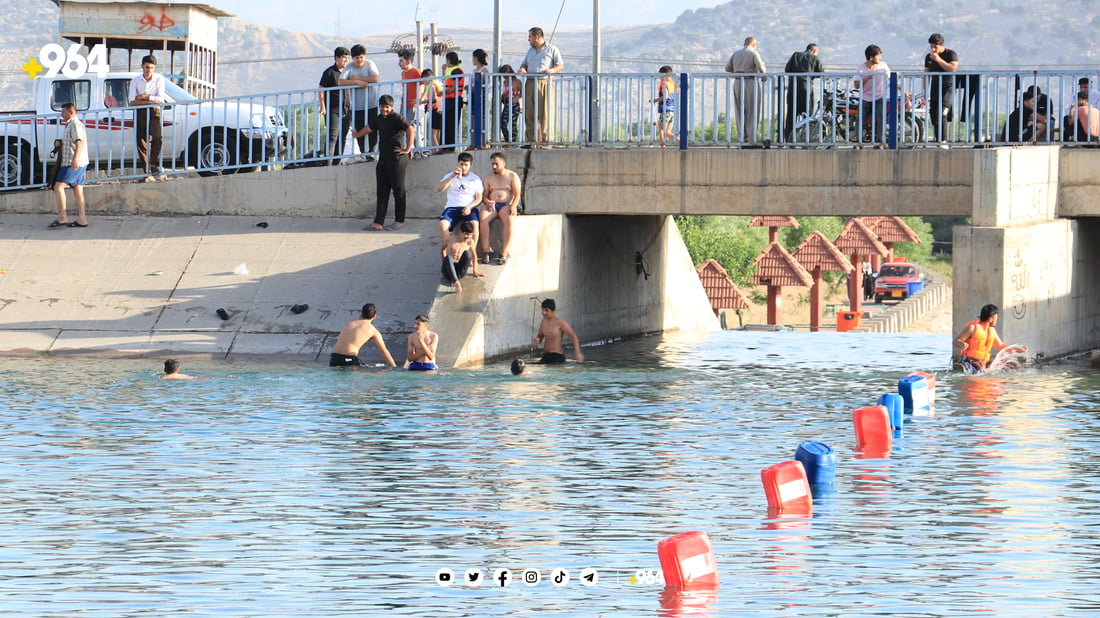 هاوڵاتیان بۆ مەلەوانی روو لە بەنداوی سەروچاوە دەکەن