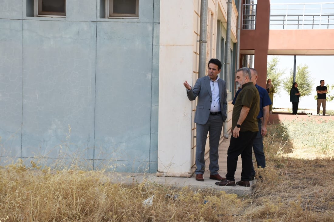 پرۆژەی لەبری سەوزکردن باخچەیەک بۆ کۆمەڵگەیه‌كی پەروەردەیی هه‌ڵه‌بجه‌ دروستده‌كات