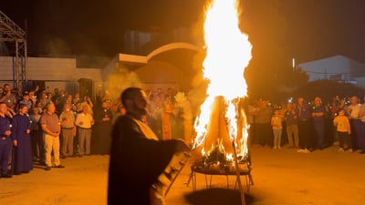 كشافة المسيح انتشرت في سهل نينوى.. عيد الصليب استمر حتى الليل