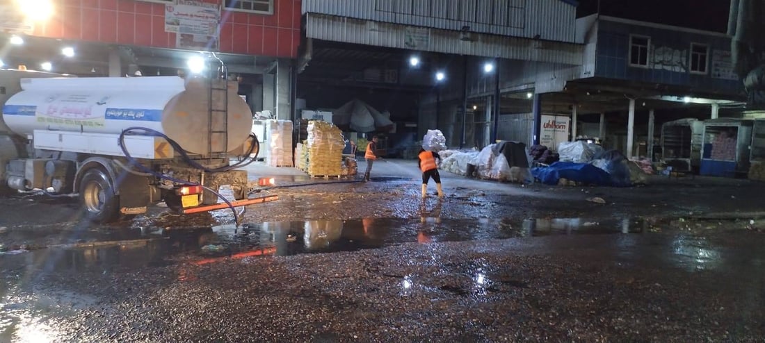 وەک نەریتی هەفتانە عەلوەی هەولێر پوخت و خاوێن شۆردرا