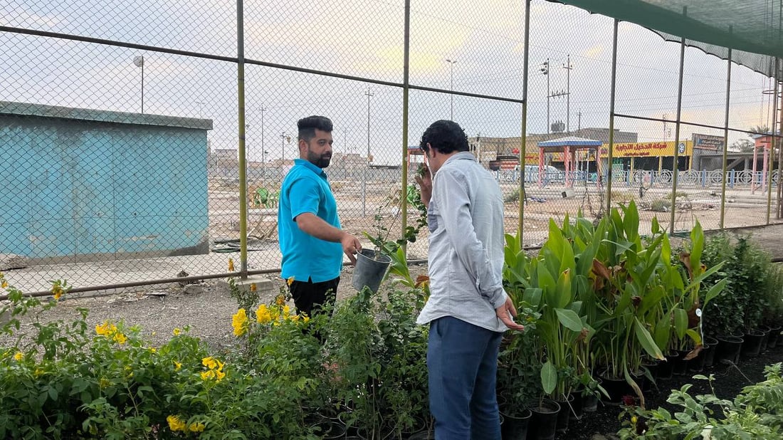 ترك الرياضيات وافتتح أكبر مشتل في كرمة علي.. بصراوي يستثمر 30 مليون دينار