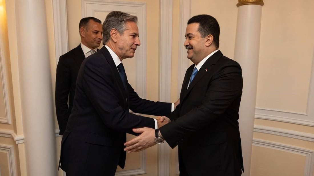 Blinken urges Iraq to protect Coalition military advisors