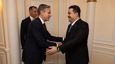 Blinken urges Iraq to protect Coalition military advisors