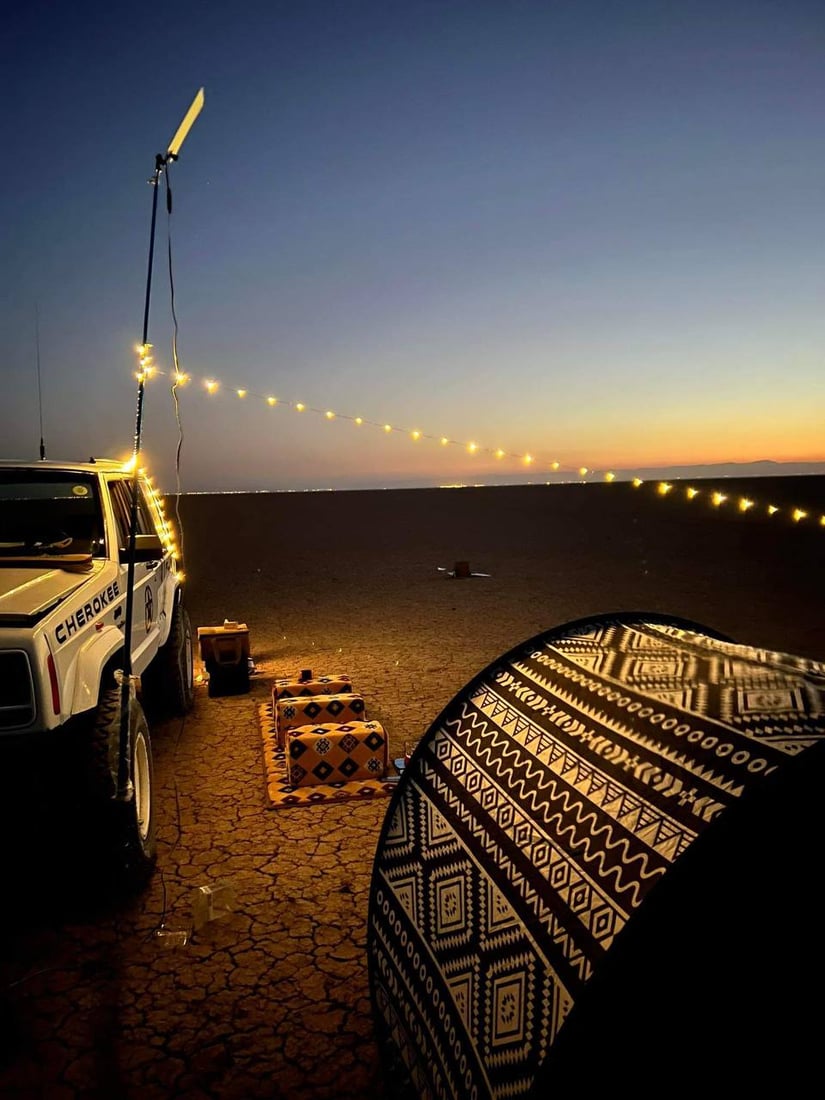 صور: انتهى الصيف والليل يصبح أجمل في واسط.. قمر ونجوم وسفاري في هور الشويجة