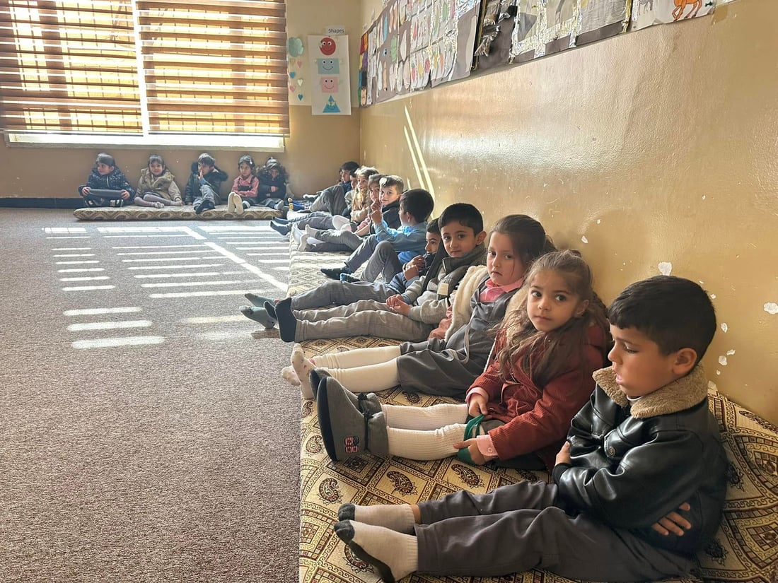 باخچه‌ تاقانه‌كه‌ى منداڵانى خانكێ گه‌رم كرایه‌وه‌