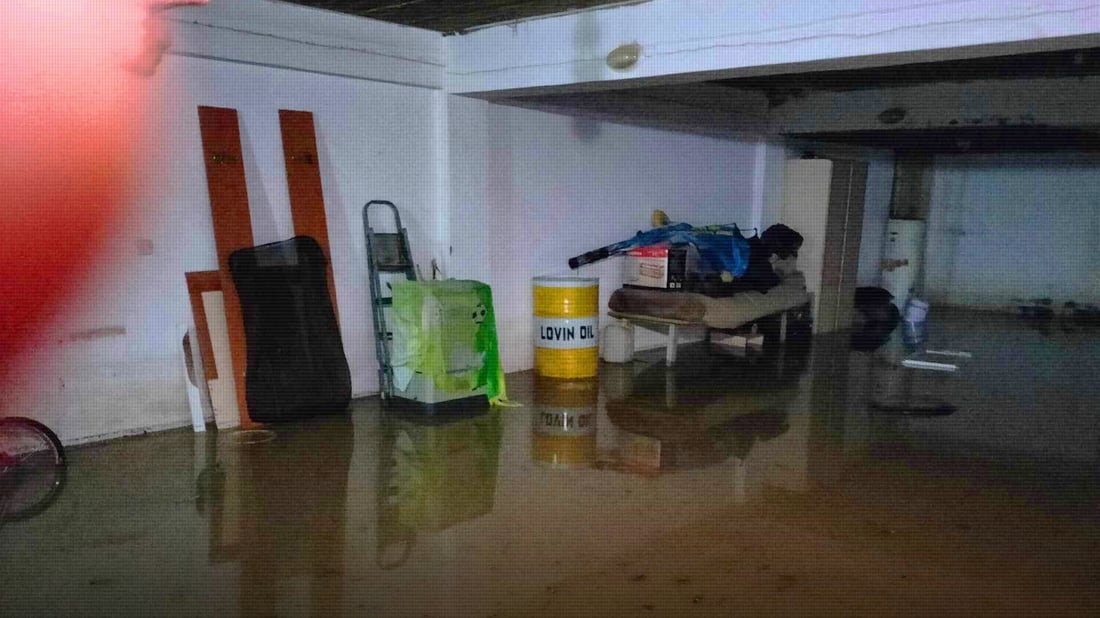 لە سنووری ئاکرێ چوار ماڵ و چەندین ئۆتۆمبێل لە لافاو رزگارکران