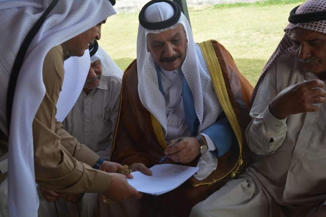 التنازل عن الدية اكراماً للحضور.. صلح عشائري بين السبعاويين والبو صالح في الدبس