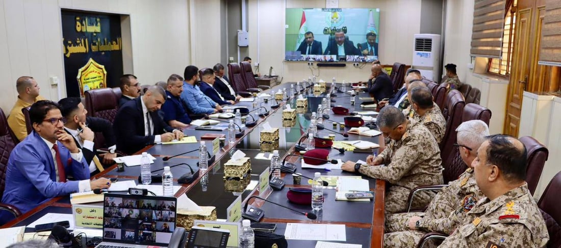 اجتماع لكبار ضباط العراق وتوجيهات برصد الظواهر والأفعال المسيئة للانتخابات