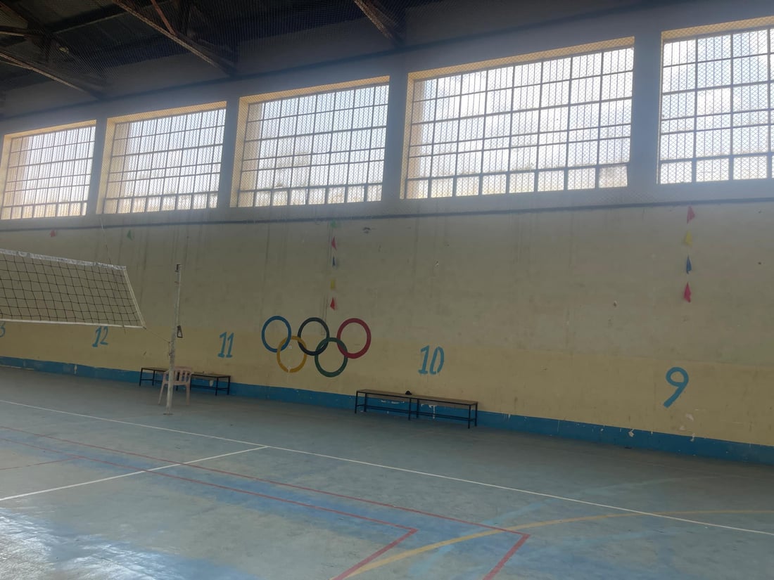 تاکە هۆڵی وەرزشییەکەی ئامێدی نۆژەن دەکرێتەوە