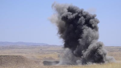 Three injured in explosion caused by old artillery shell in Soran’s Bradost region