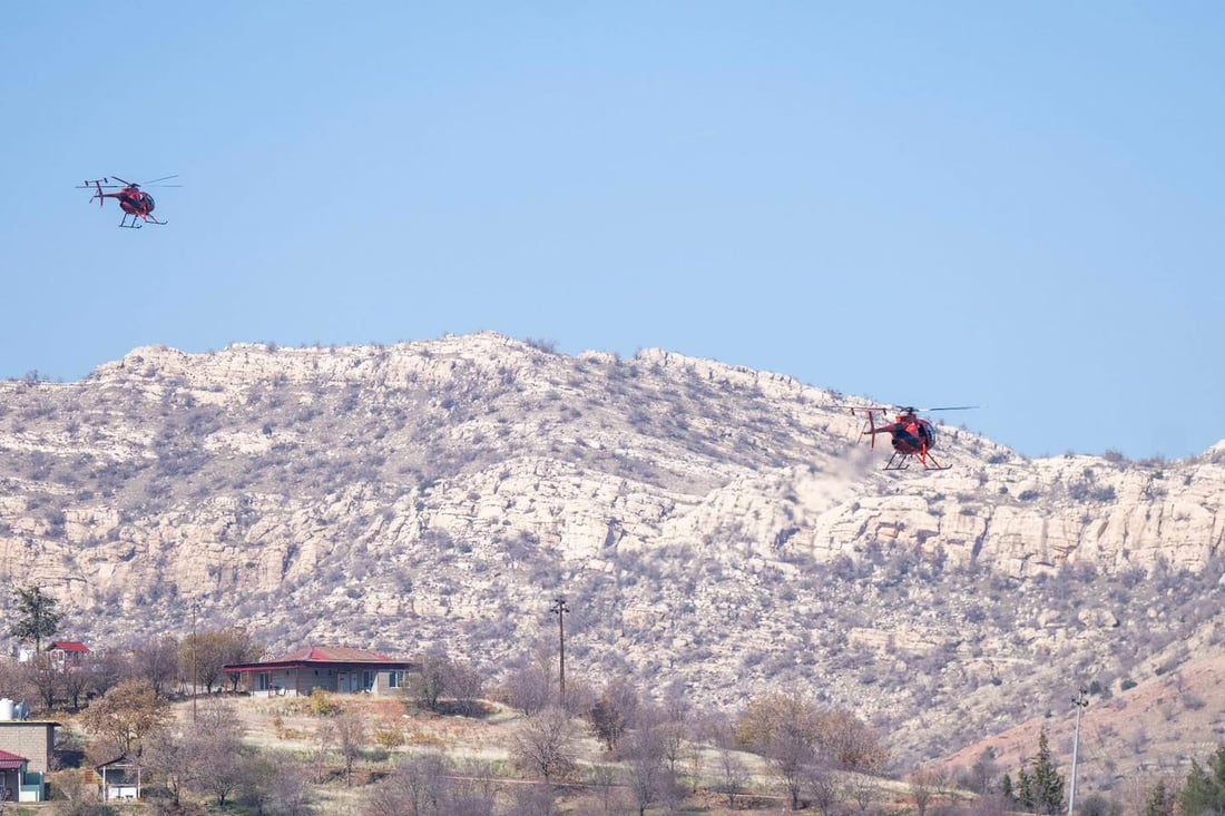 لەرێگەی هێلیکۆپتەرەوە رێژەی سەوزایی لە چیاکانی زاوێتە زیاد دەکرێت