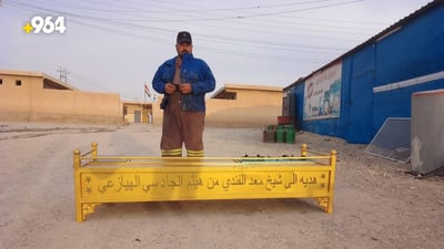 صور: “سعد” عاد إلى ربيعة بصنعة المناقل والسيوف وشهرته بلغت الخليج