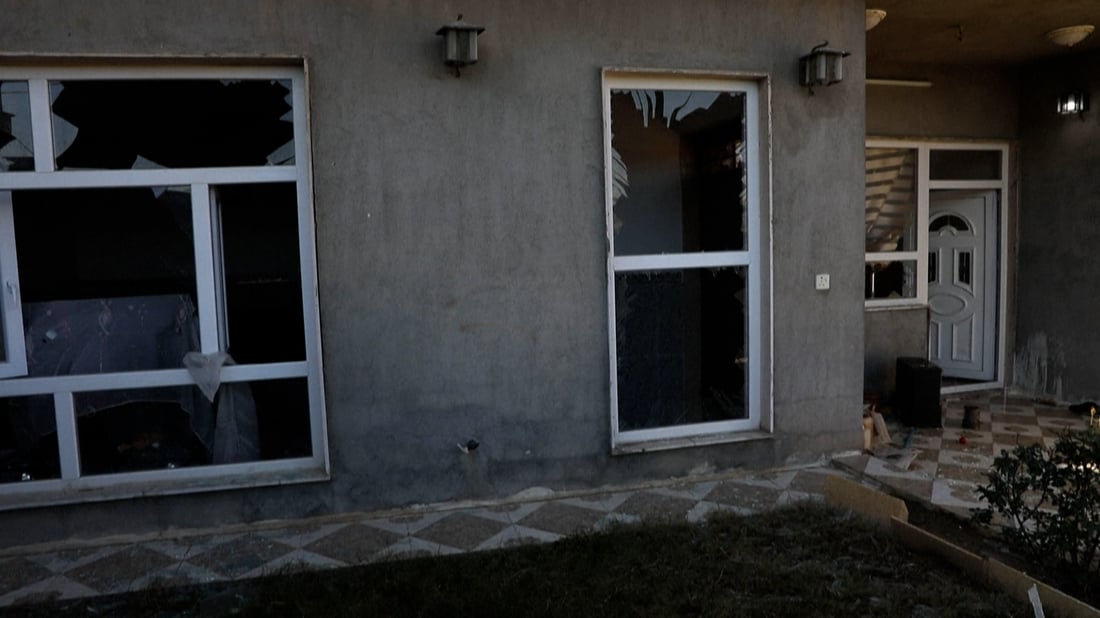 صور من مواقع القصف الإيراني في أربيل