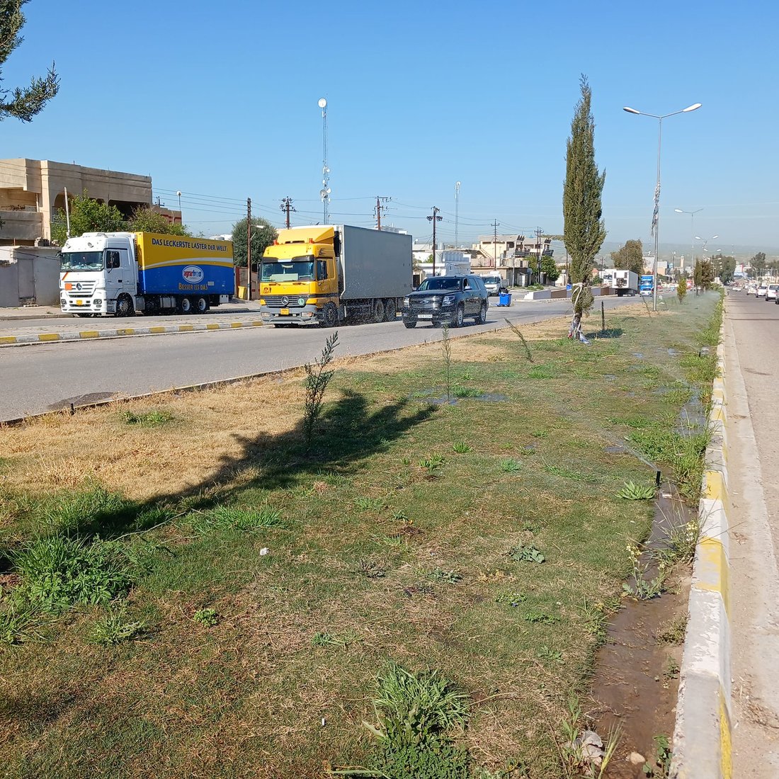 پردێ ده‌ستى به‌ ئاودانى سه‌وزاییه‌كانى كرد