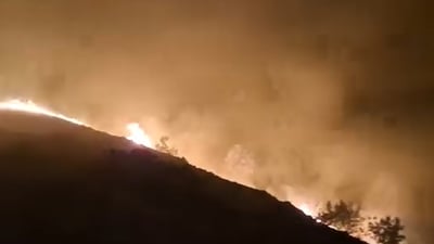 بۆ سێیەم رۆژی لەسەر یەکە شاخەکانی هەڵەبجە دەسووتێن