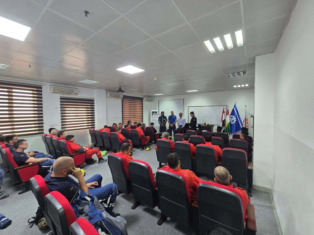 کارمەندانی بەرگری شارستانی هەولێر بوون بە پسپۆڕی رزگار کردن