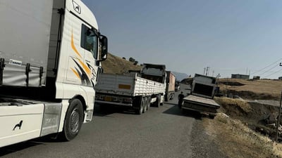 دانیشتووانی گوندەکانی پشدەر  رێگەی مەرزی کێلێیان داخست