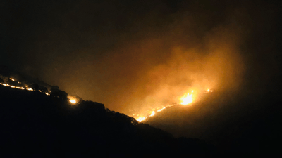 ئاگرەکەی پێنجوێن لە کۆنتڕۆڵ دەرچووە؛ داوای بەهاناوەچوون دەکەن