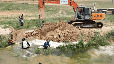 Iraq’s water resources ministry dismantles 700 illegal fish ponds in Kirkuk