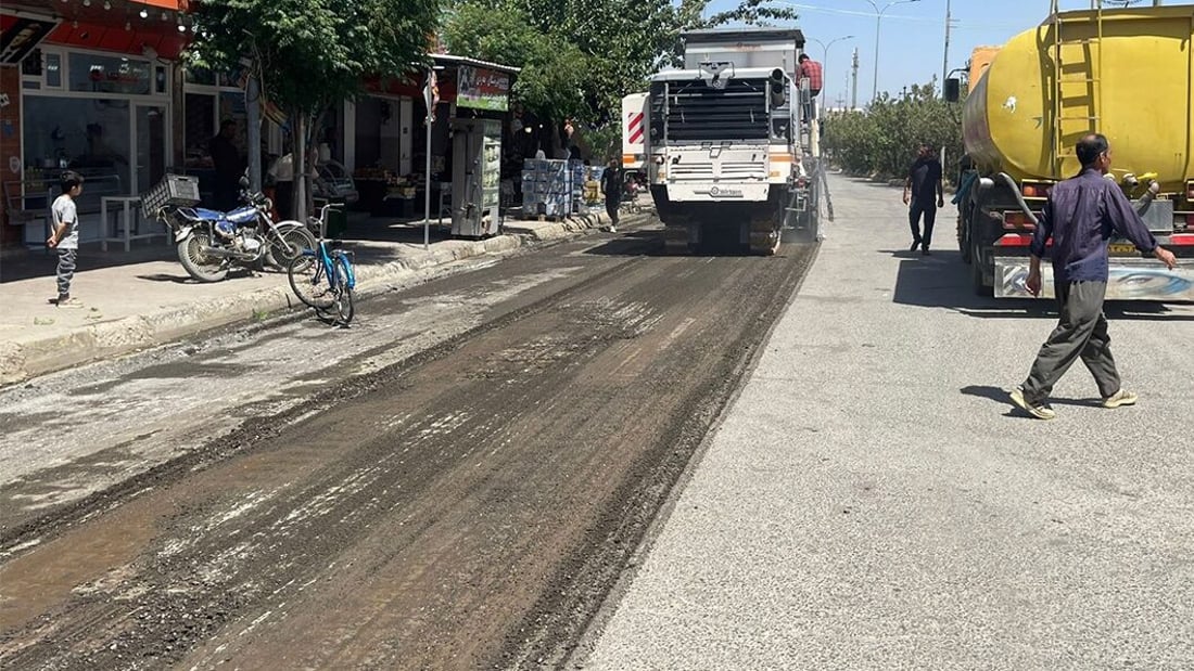 شەقامی گەرمک فراوانكرا و قيرتاوكردنى شەقامی پێنجوێنيش دەستیپێكرد