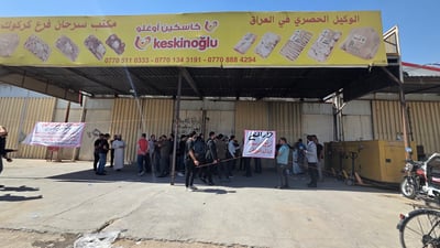 Kirkuk traders protest ban on Turkish frozen poultry imports