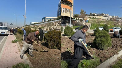 بلوارەکانی سلێمانی دەڕازێندرێنەوە