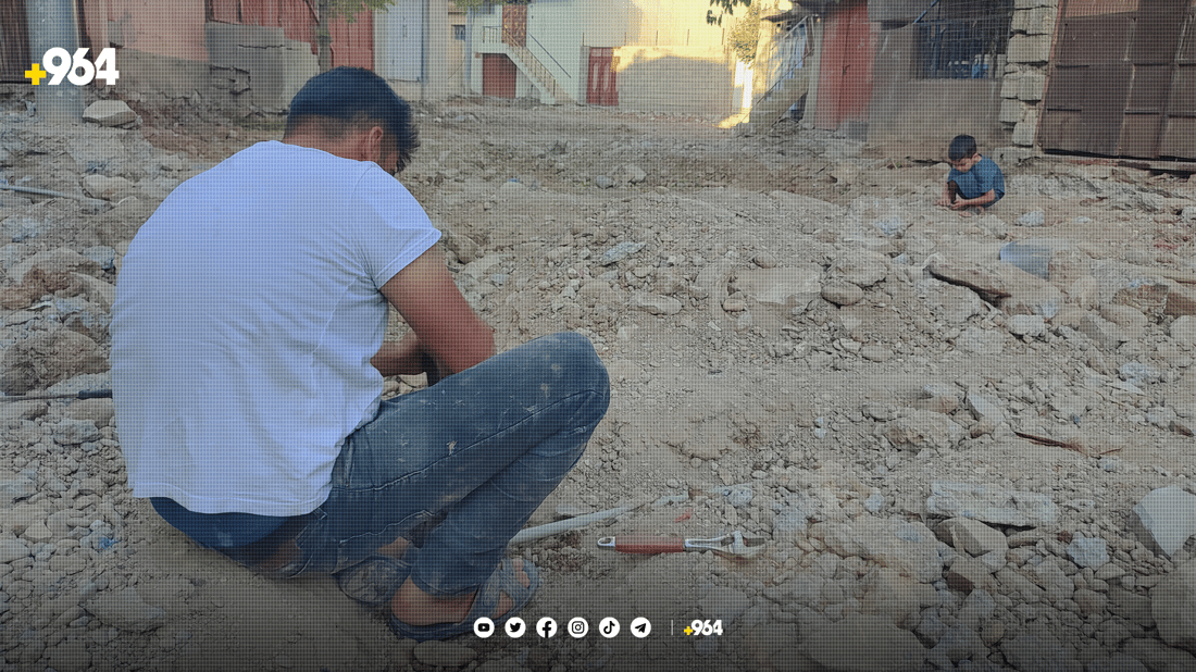 چەمچەماڵ.. کۆڵانەکانی گەڕەکی قەڵا کۆنکرێت دەکرێت