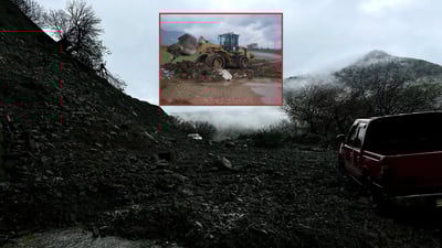 لە قەرەداغ رێگای سەرەکی چەند گوندێک لە پاشماوەی باران پاککرایەوە