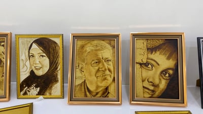 Muthanna artist turns soldering iron into storytelling tool through pyrography