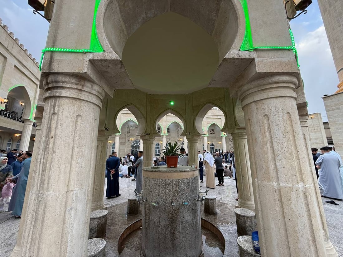 964 غطت صلوات العيد في كل العراق والختام من جامع النبي شيت بأيمن الموصل