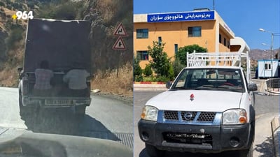 لە سۆران دەست بەسەر پیکابێکدا گیرا؛ سەرنشینەکانی خستبووە مەترسییەوە