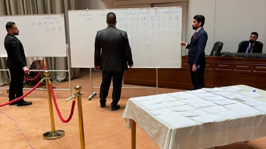 Results of first round for Speaker of the parliament
