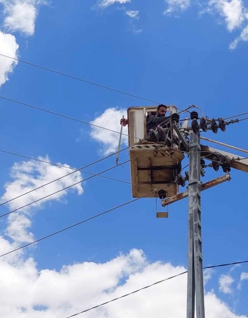 گوندەکانی سنووری خورماتوو بە دانانی ئینارە رووناک دەکرێنەوە