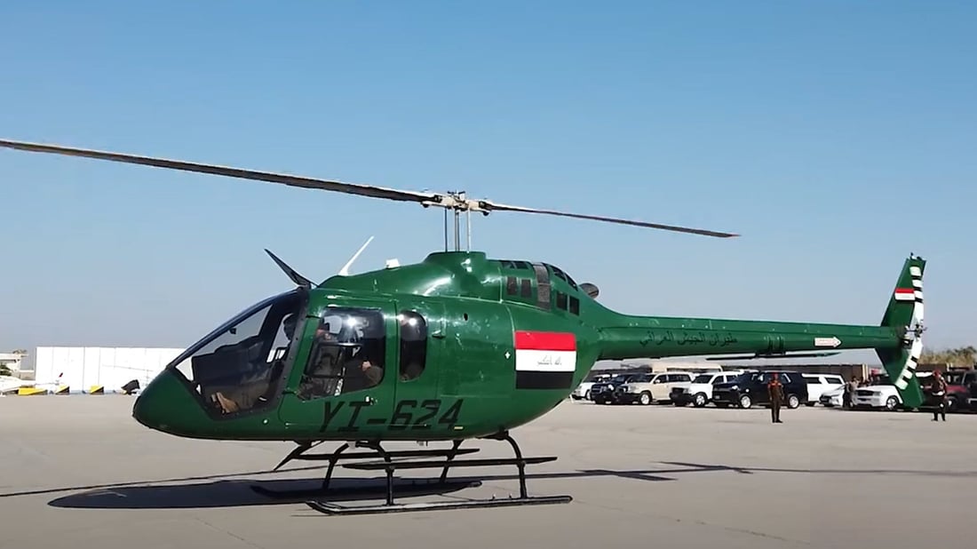 الطيار العراقي قاد المروحية الأميركية الجديدة فور وصولها إلى التاجي