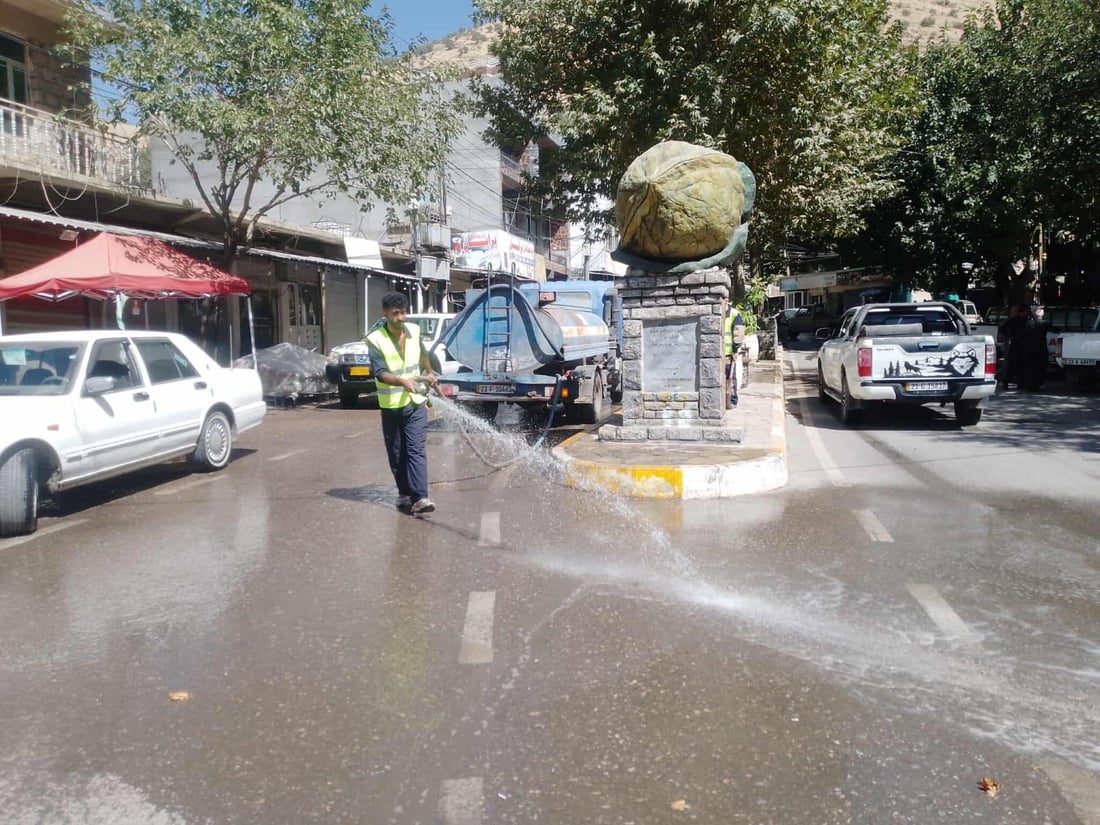 هەڵەبجە خۆى بۆ وەرزى بارانبارین ئامادە دەکات