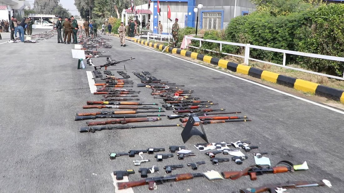 Wasit police seize thousands of weapons