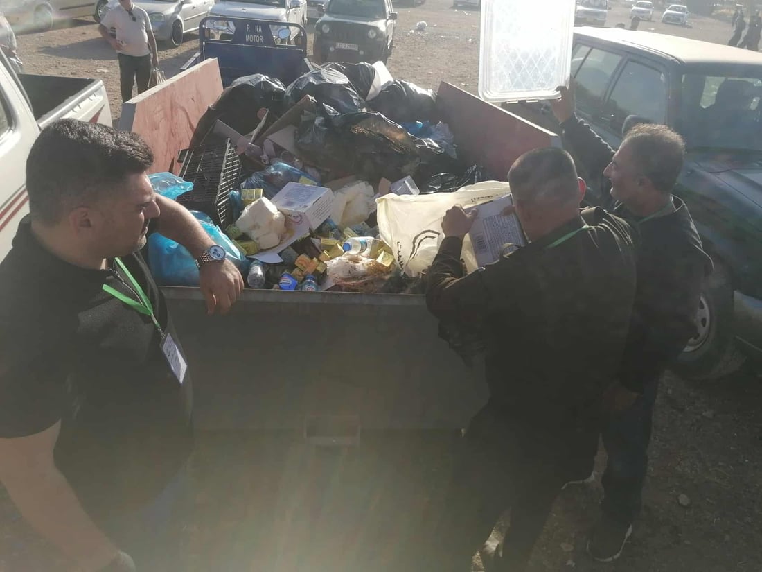 لە فێستیڤاڵی هەناردا زیاتر لە 600 کیلۆگرام خۆراکی نەشیاو دەستی بەسەردا گیرا