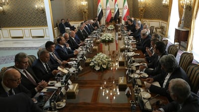 الزيدي وبزشكيان يبحثان تعزيز التعاون الاقتصادي والأمني بين العراق وإيران