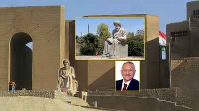 نعى أربيل أيام المغول.. تمثال ابن المستوفي لا بد أن يعود إلى القلعة