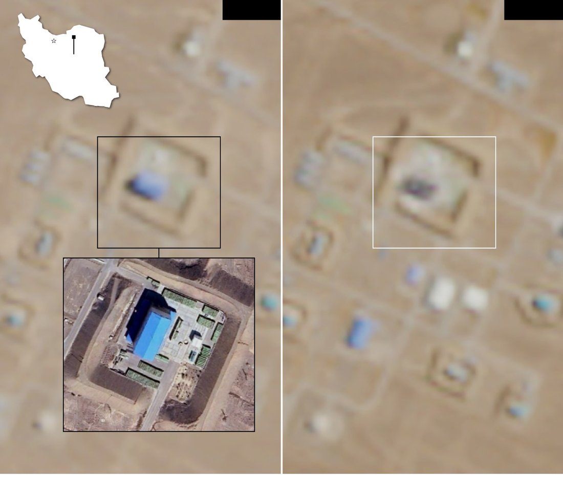 “واشنطن بوست” تنشر صوراً للمنشآت الإيرانية التي تضررت بالغارة الإسرائيلية