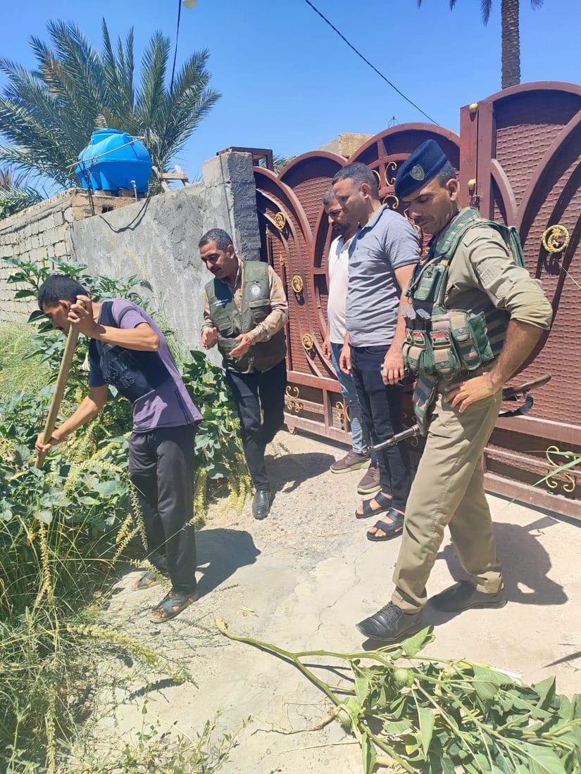 ديالى تحرق “بوق الشيطان”.. إتلاف 73 نبتة داتورا في قرية كلواز (صور)