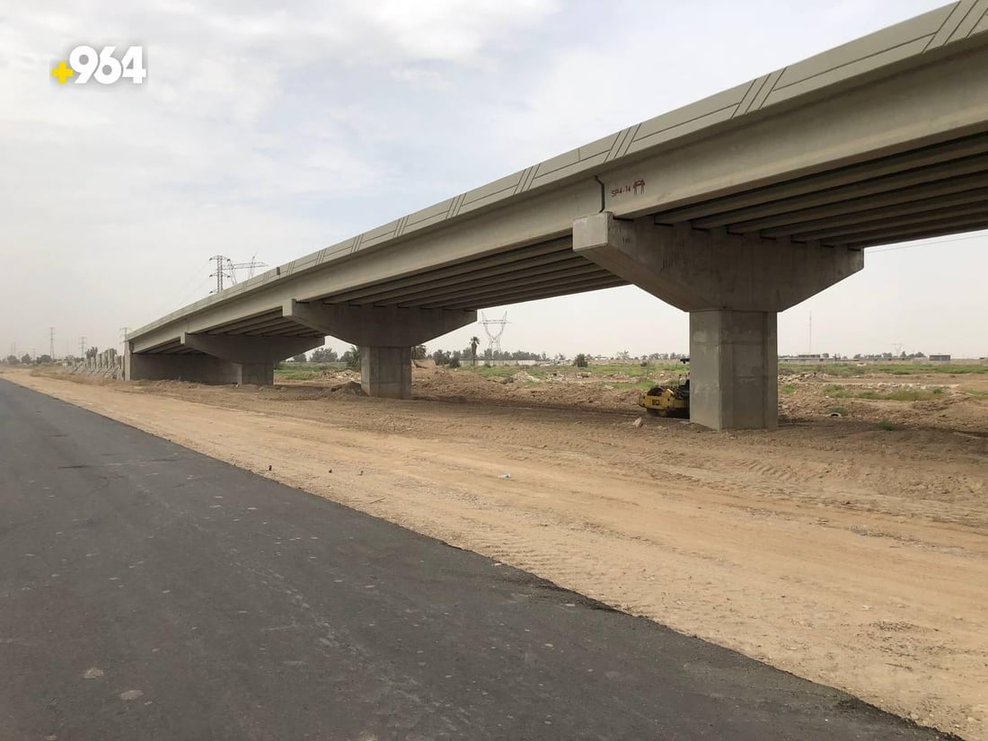 صور من مدخل بغداد: طريق “السكران” آمن ولائق وسريع.. أعمال صب الجسور انتهت