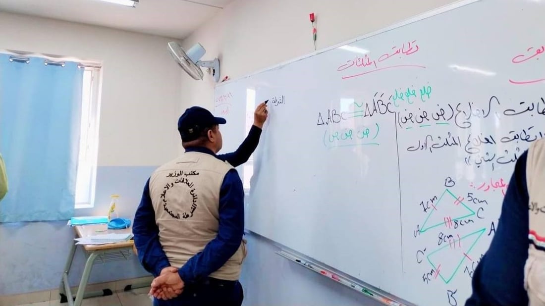 صور: الشرطة المجتمعية تلاحق الهاربين من مدارس بسماية.. ومحاضرات عن “حب الوطن”
