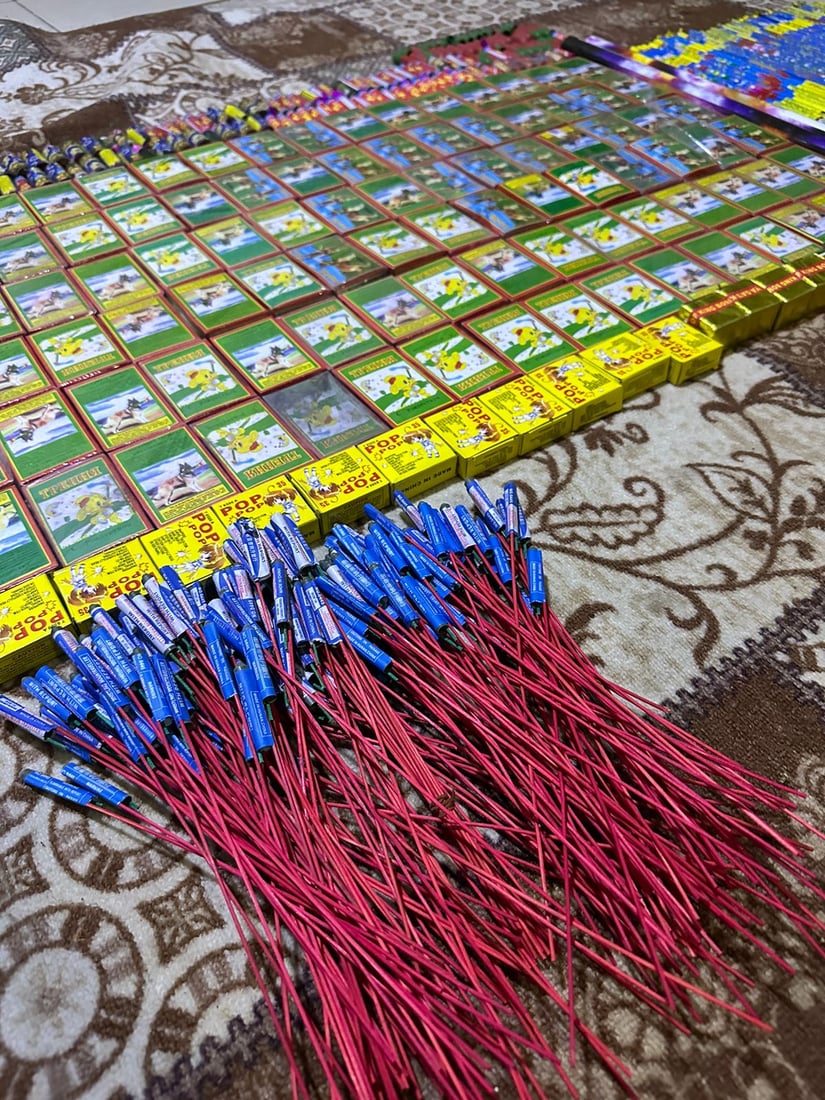 حەوت هەزار پارچەى تەقەمەنى دەستی بەسەردا گیرا