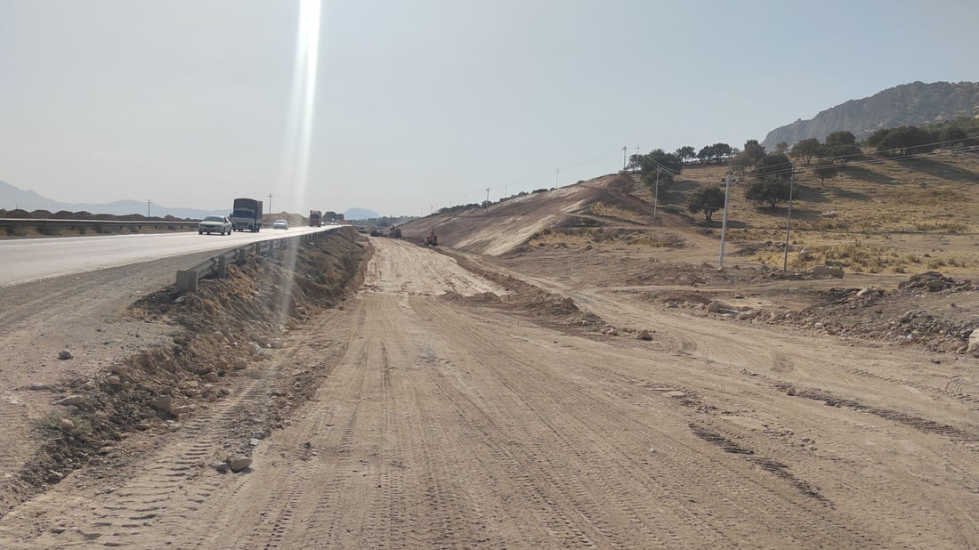 کارکردن لە رێگای دەربەندیخان – سلێمانی راوەستاوە