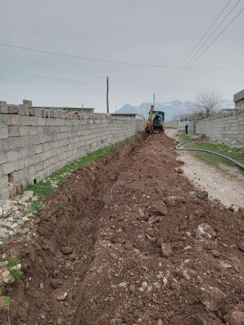 گوندی خەندەکە لە ناحیەی ژاراوە گرفتی کەمی ئاویان نەما