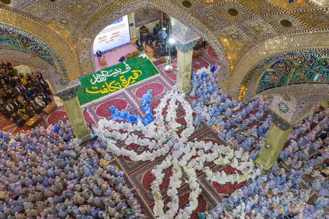 صور: العتبة العسكرية تحتفي بتكليف أكثر من 4000 فتاة من خمس محافظات عراقية