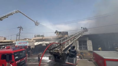 Fire in Kut industrial zone destroys workshops as new governor orders closures